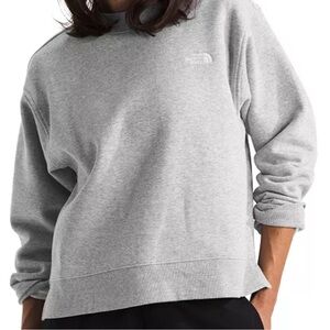 The North Face Light Gray Crewneck Sweatshirt